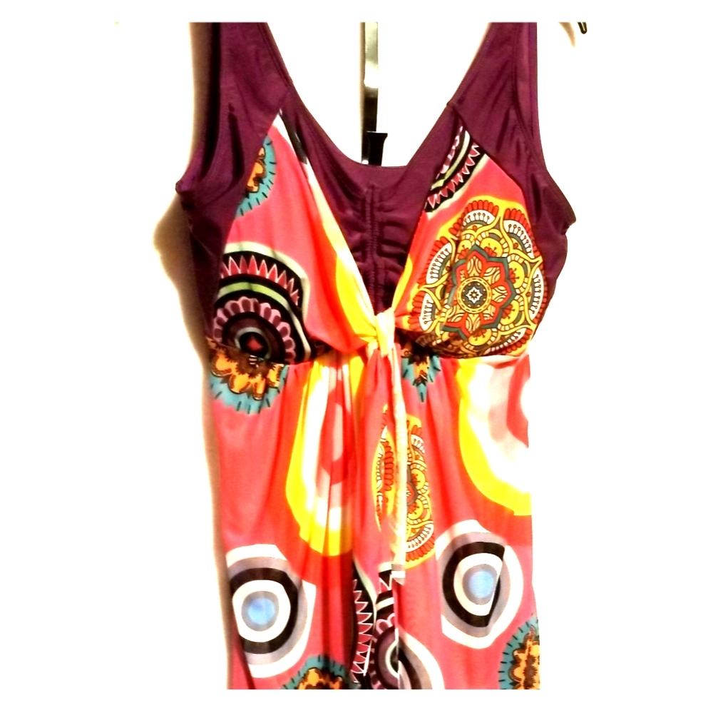 Tank top Tunic Purple Sz M